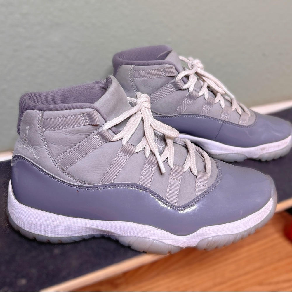 Nike Jordan Cool Grey 11 Sneakers with White Laces
